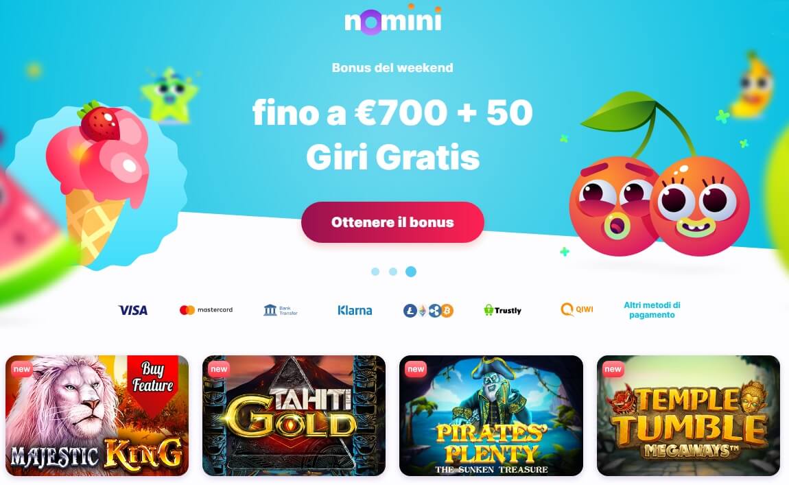 Nomini Casino Screenshot