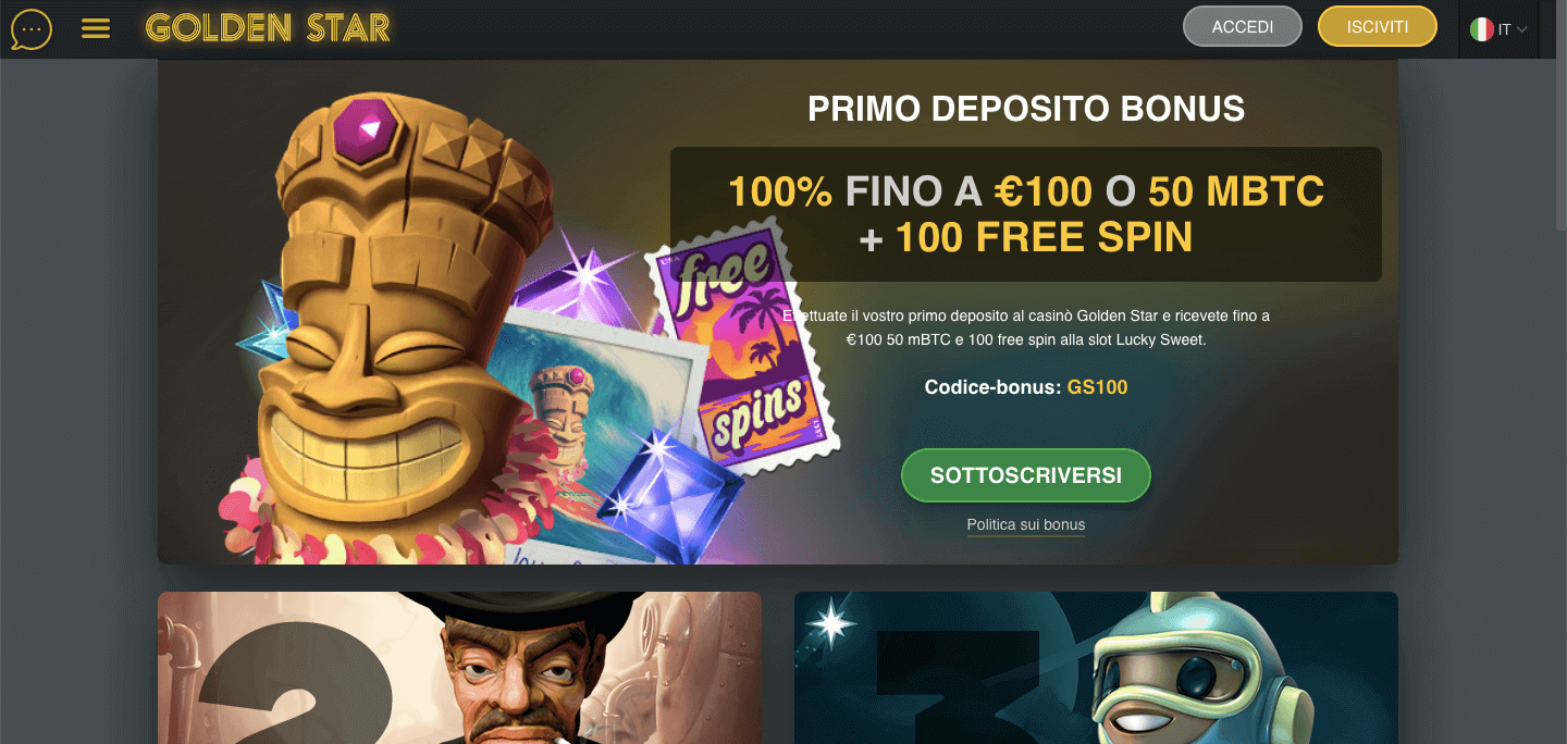 Goldenstar Casino Screenshot