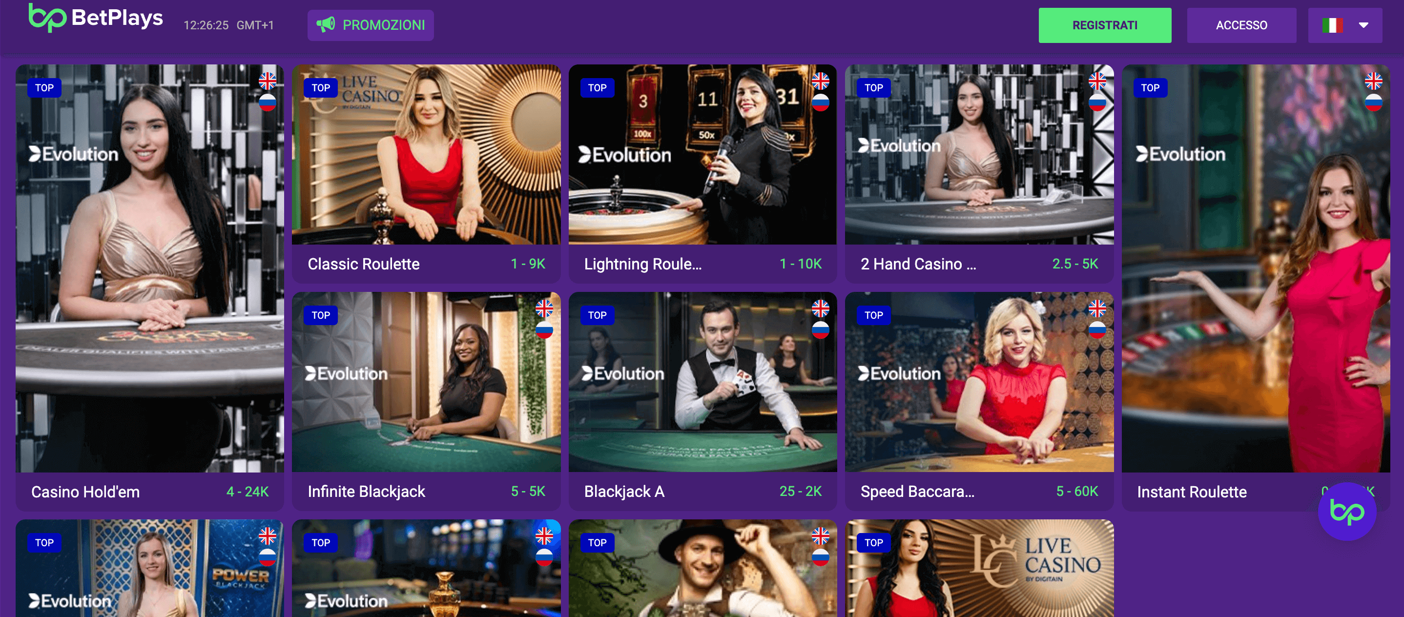 Betplays Casino Slot Live