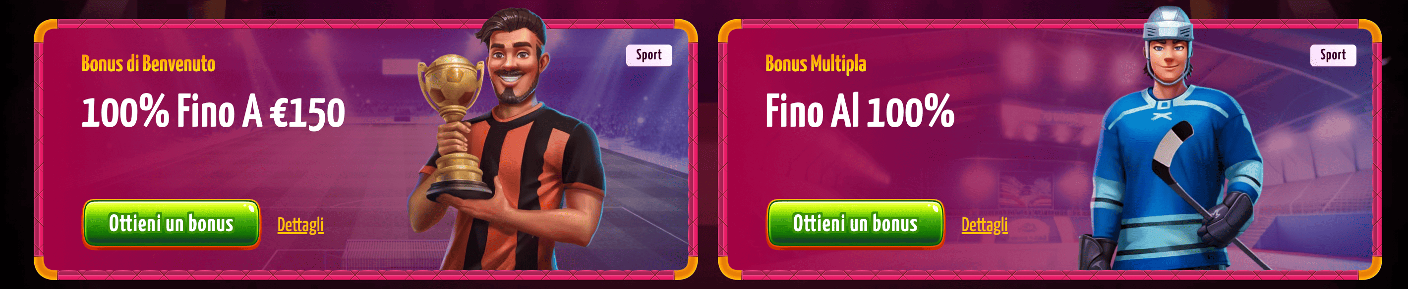 Joker8 Bonus Benvenuto