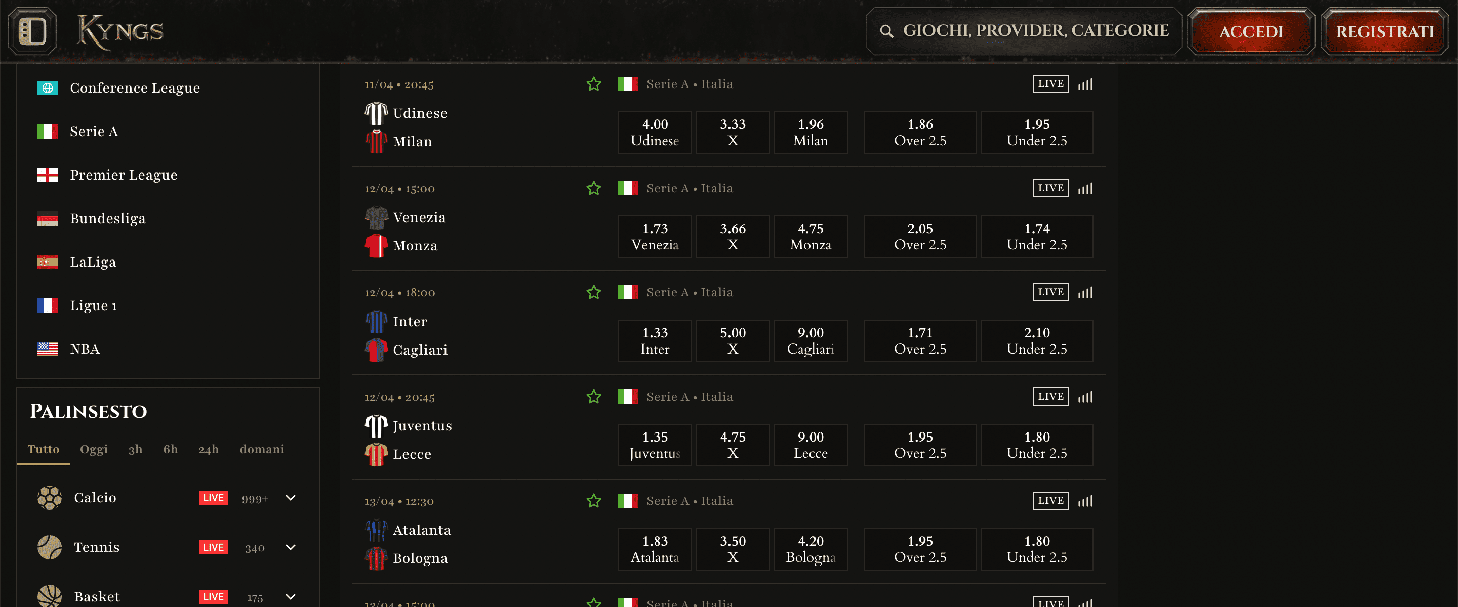 Kyngs Scommesse
