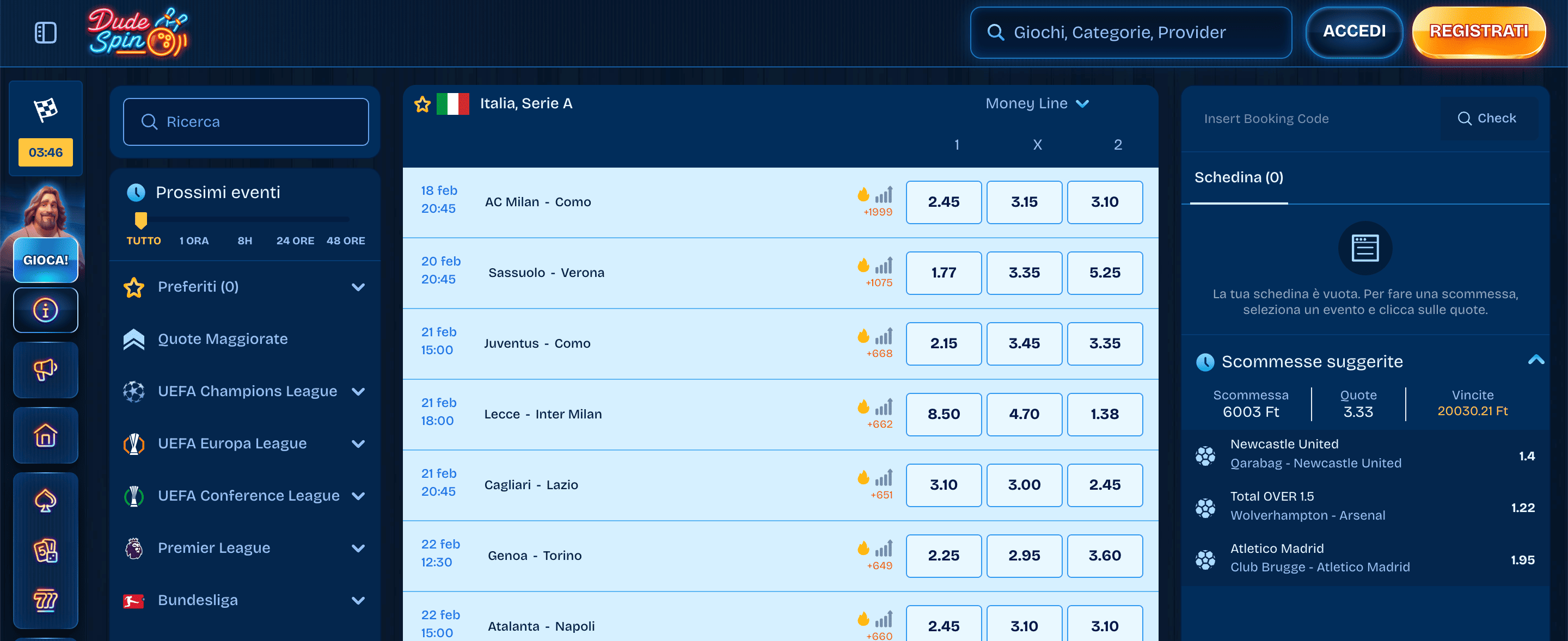 DudeSpin scommesse DudeSpin scommesse