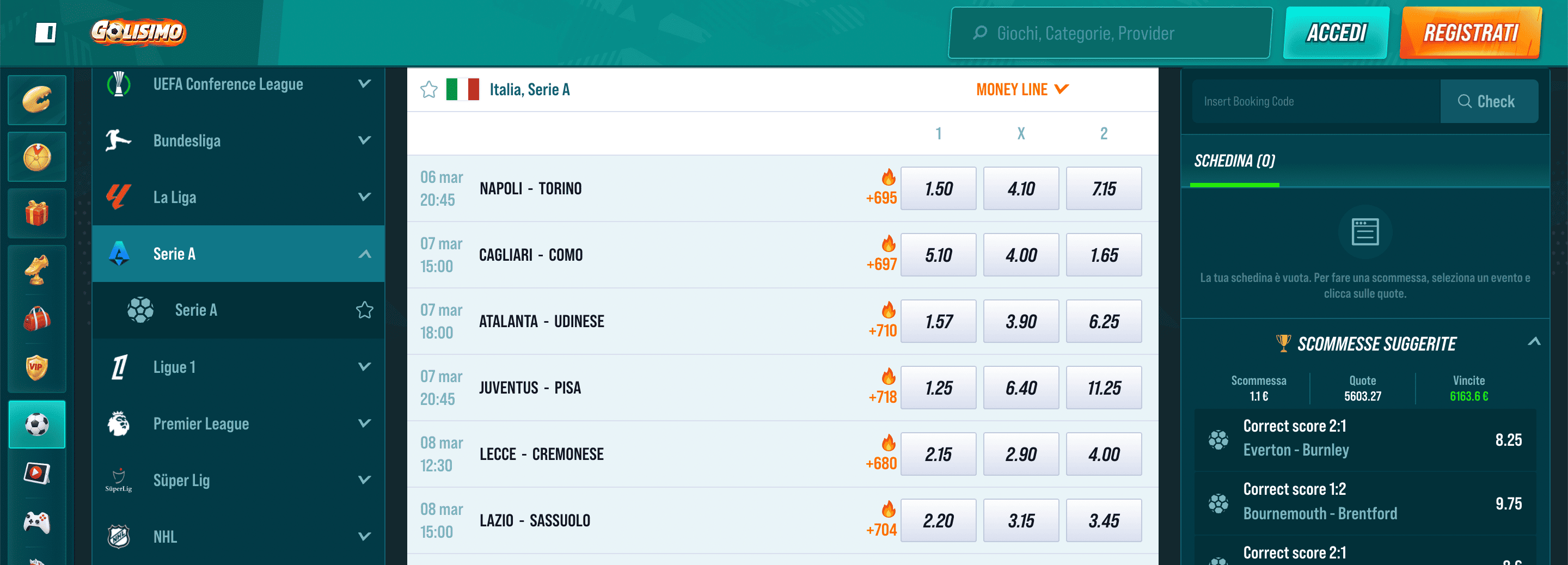 Golissimo scommesse Golissimo scommesse